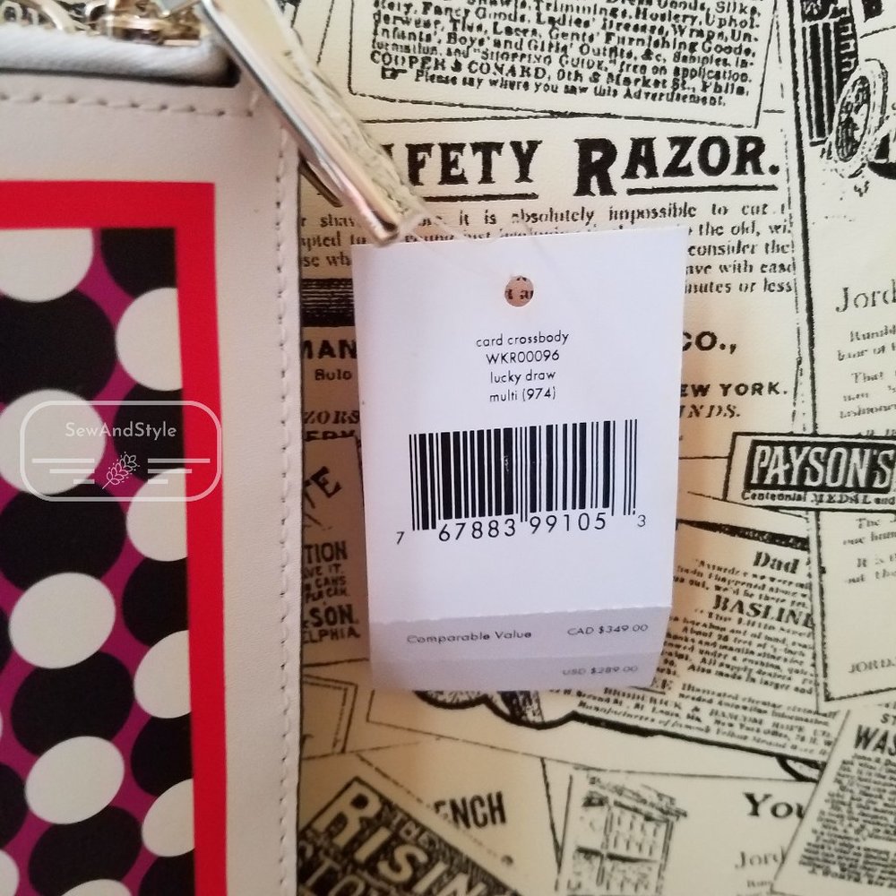 Kate Spade Card Crossbody Draw Deck Card Bag - Picture 6 of 10